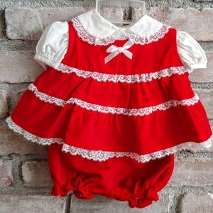 Vintage velvet 3 piece dress set